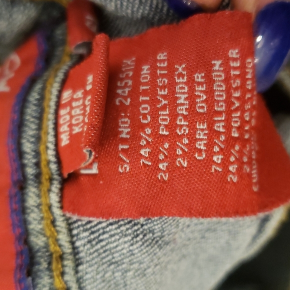 LE MORE Womens NFL Patches Jeans, Size 39X33 - Picture 9 of 10